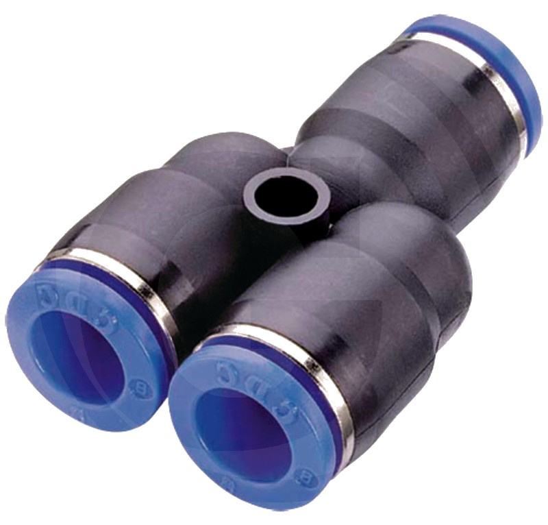 B-YV-2x10-10-KU Conector tip Y Plastic,