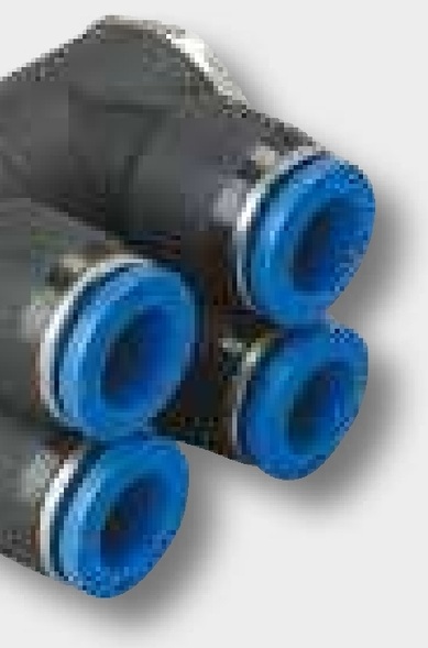 B-YVTEd2-4-1/8-KU Racord tip Y cu filet G 1/8"