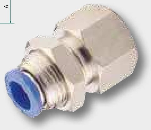 B-GAS-4-1/8-MSv-bl Racord drept cu filet G 1/8"