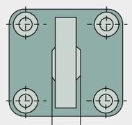 ZTI-BEF-C/D-125 Element montaj flansa