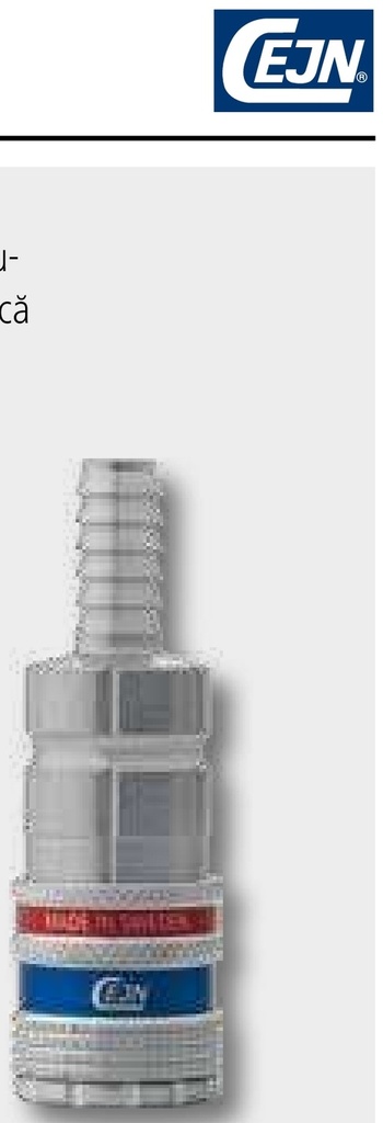 Cejn Cuplă de siguranță eSafe 9mm, racord furtun NB 7,6 mm