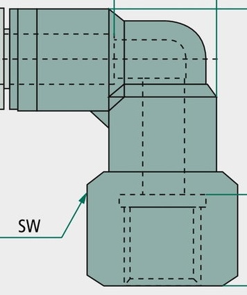 B-WEdl-10-3/8-MSv Racord unghiular cu filet exterior, reglabil fără presiune G 3/8”