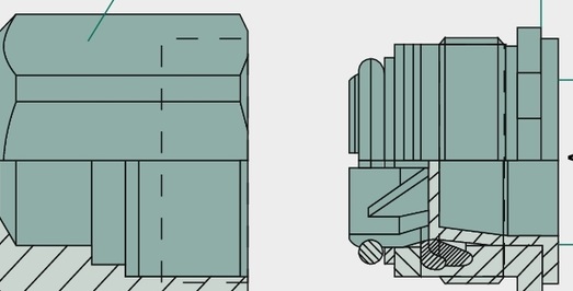 Cejn WEO-Bucsa de conectare 1" (30 mm); 1" BSP AG 250 bar