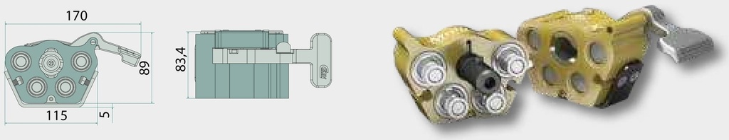 Cejn Multi-X GII KM Quattro 12,5 cu adaptor G 08