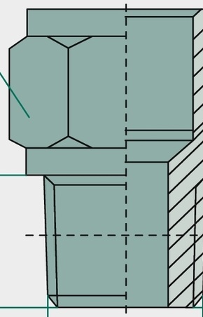 F-DAI-1/2-MSv Niplu dublu G1/2