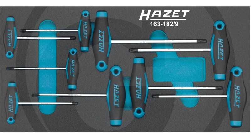 Hazet set chei tubulare, cu maner 342 x 172 mm