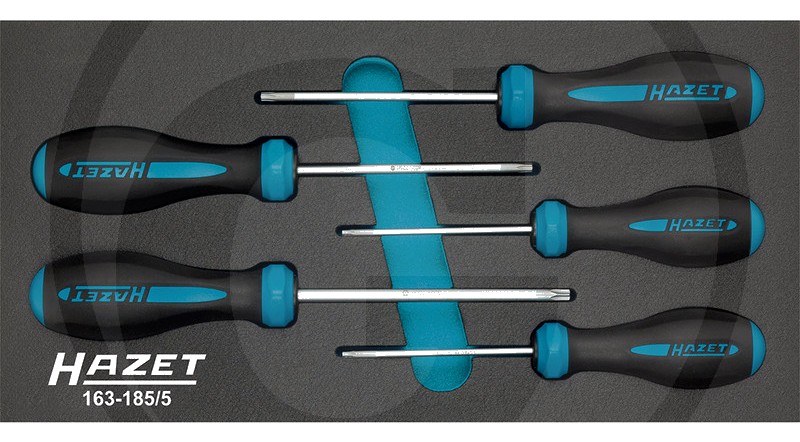 Hazet Set de șurubelnițe HEXAnamic® - Profil TX cu orificiu