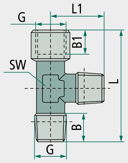 F-WSI-1/4-MSv Cot pivotant G1/4