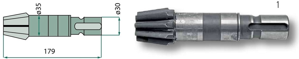 Pinion - 9 dinti