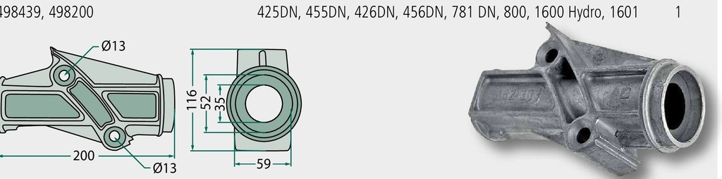 Teava rulment - complet cu bucsa lagar