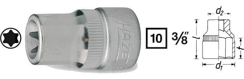 Hazet Torx-Steckschluessel-Einsatz 28 mm