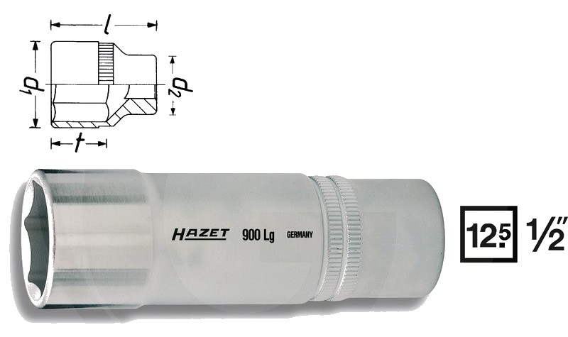 Hazet Cap cheie tubular? hexagonale 85 mm