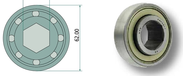 Lagar 25,5 x 62 x 24 mm