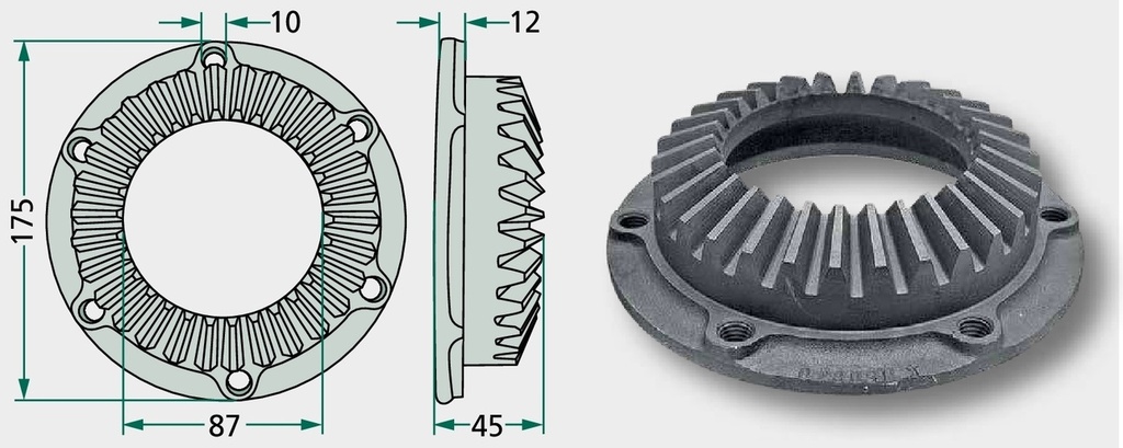 Roata dintata plana - 30 dinti