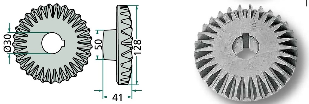 Angrenaj conic - 29 dinti