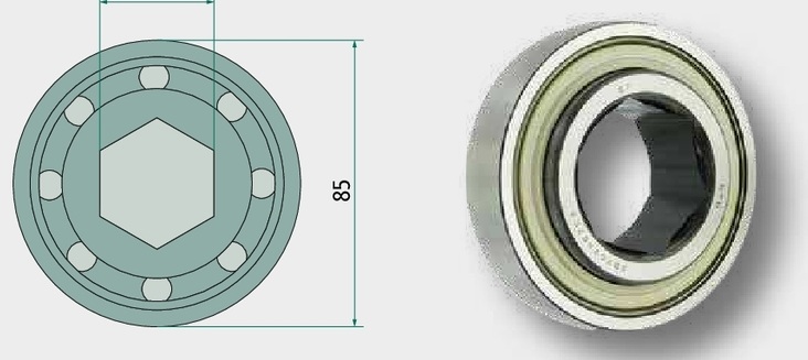 Rulment 38,1 x 85 x 30 mm