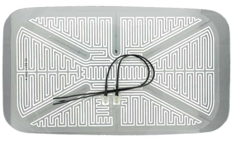 Sticlă oglindă, oglindă principală 308 x 176 x 3 mm