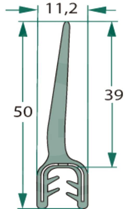 Cauciuc de etansare 11,2 mm