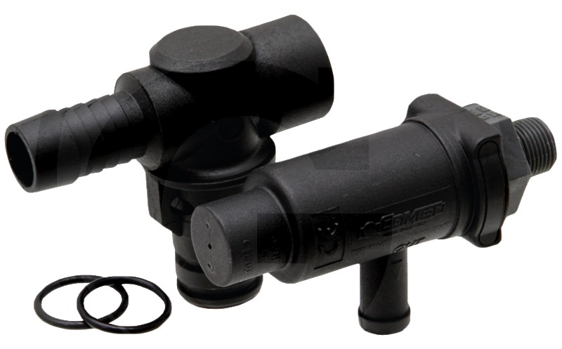 Comet Set de conectare Partea presiunii Ø 19 mm cu supapă de siguranță 20 bar 0 - 100 L Suprapresiune conexiune furtun Ø