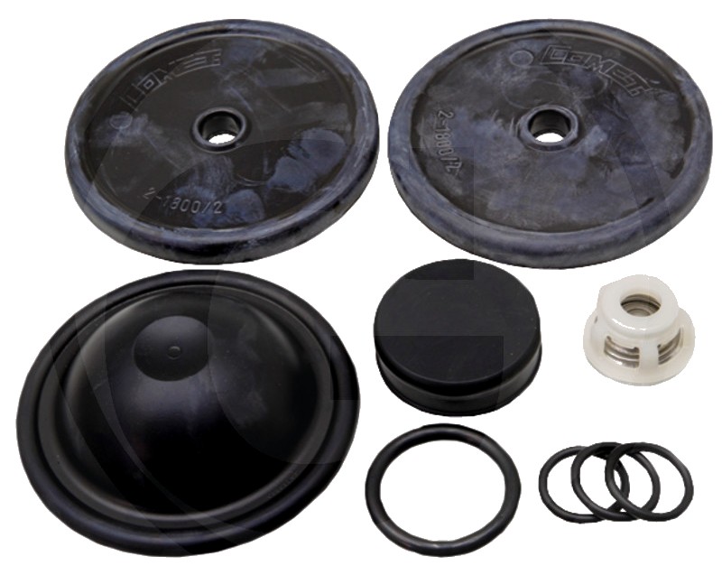 Comet Kit reparații BP 60 K Include: Membrană NBR: 2x 6701800000200 1 x 6701800003400 membrana NBR 4x 6701220004600 set 