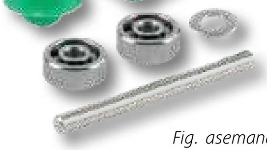 POLMAC Set de reparatii potrivit pentru debitmetru 67000370048 cu rulment cu bile