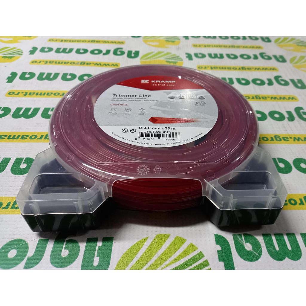 Fir de taiere rosu 4mm, 25m