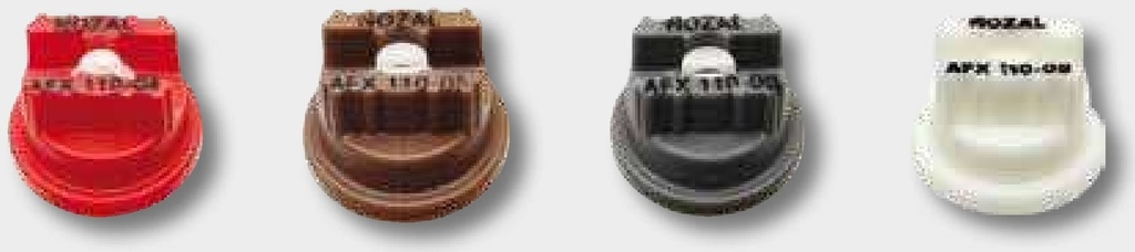 Nozal Duza cu jet plat KWIX AFX alb ceramica, Kwix capac 1/4 (racord baioneta)