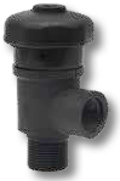 Agrotop Supapa Debitul maxim. 40 l / min. la max. 20 bar, intrare filet exterior = G 3/4 " iesire filet interior = G 1/2