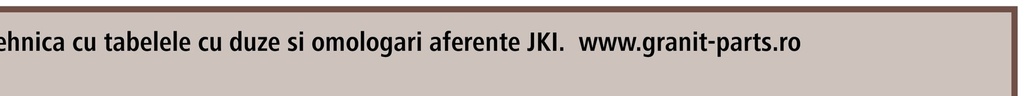 Albuz Duza cu jet plat 110° maro