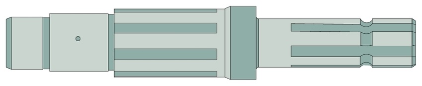 Capat final pentru priza de putere 1000 rpm 1 3/8 ", 6 caneluri