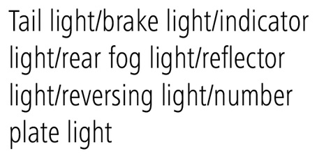 Lampă stop spate LED M8