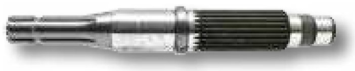 Capat final priza de putere Lungime: 380 mm 1 3/8 ", 6 caneluri