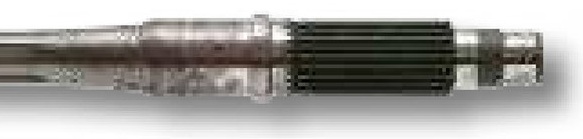 Capat final pentru priza de putere Lungime: 415 mm 1 3/8 ", 6 caneluri