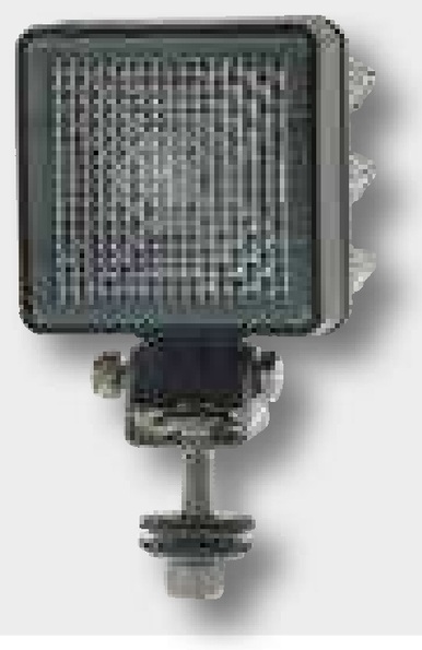 Display lampă de lucru cu LED, U.A. 10 Carcasă: aluminiu; Lentila: Plastic | suport: oțel inoxidabil
