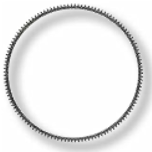 Coroana dintata demaror Ø 380/352 mm, 125 dinti