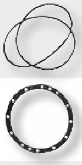 Disc frana - Ø 306 x 4,9 mm, 12 dinti