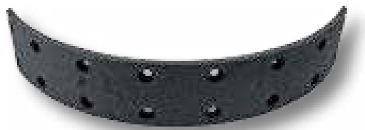 Plăcuță de frână - lung, 50 x 6 x 327 mm