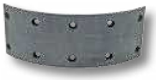 Plăcuță de frână - 60 x 5 x 188 mm