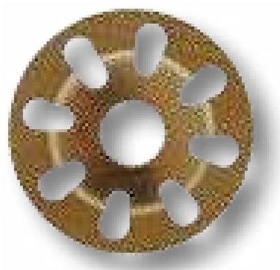 Disc frana - Ø 222 mm, 28 dinti Grosime: 4,5 mm Versiune Knott