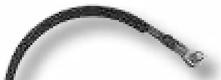 Ferodo - stanga, lat 30 mm Cu sina de ghidare