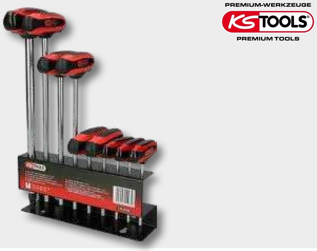 BLACK EDITION Cheie imbus cu maner tip T - TX, 5 buc.