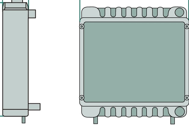 NRF Radiator 610 x 880 mm