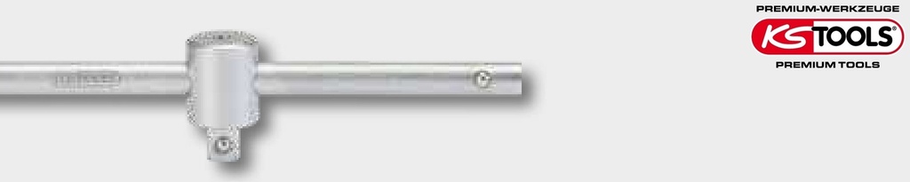 BLACK EDITION Mâner tip T cu glisor, 1/4” - 110 mm