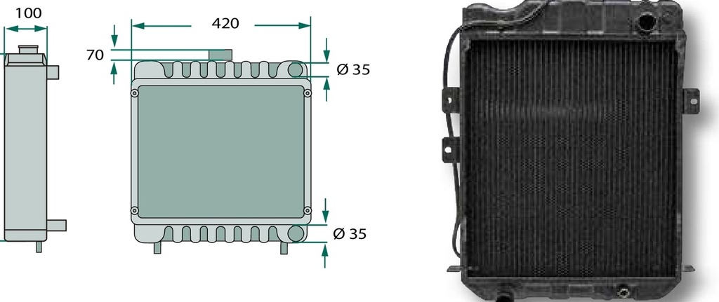 Radiator Cupru / alamă
