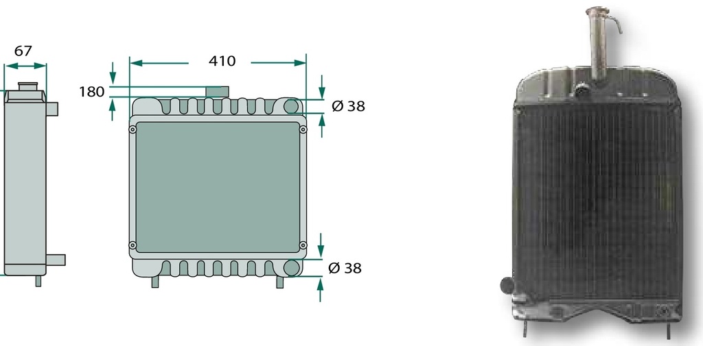 Radiator Cupru / alamă