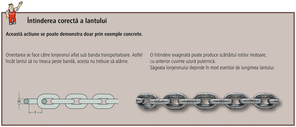 Lant distribuitor ingrasaminte 11 x 31mm