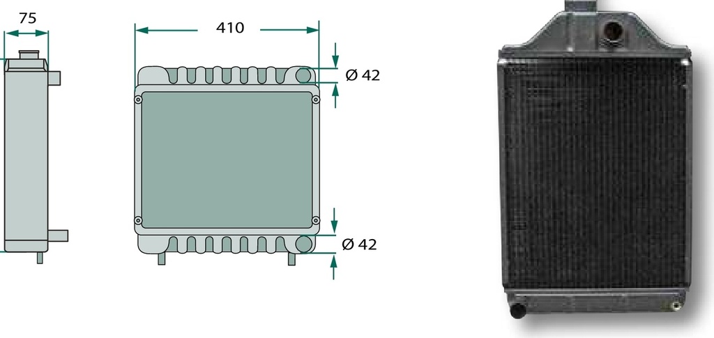 Radiator Cupru / alamă