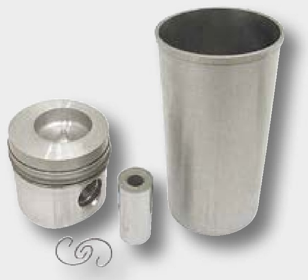 KS Set piston cpl. - 3 inele, diametru 108 mm, Diametru bolturi: 40 x 90 mm, Camera de combustie, diametru 63 mm, Adânci