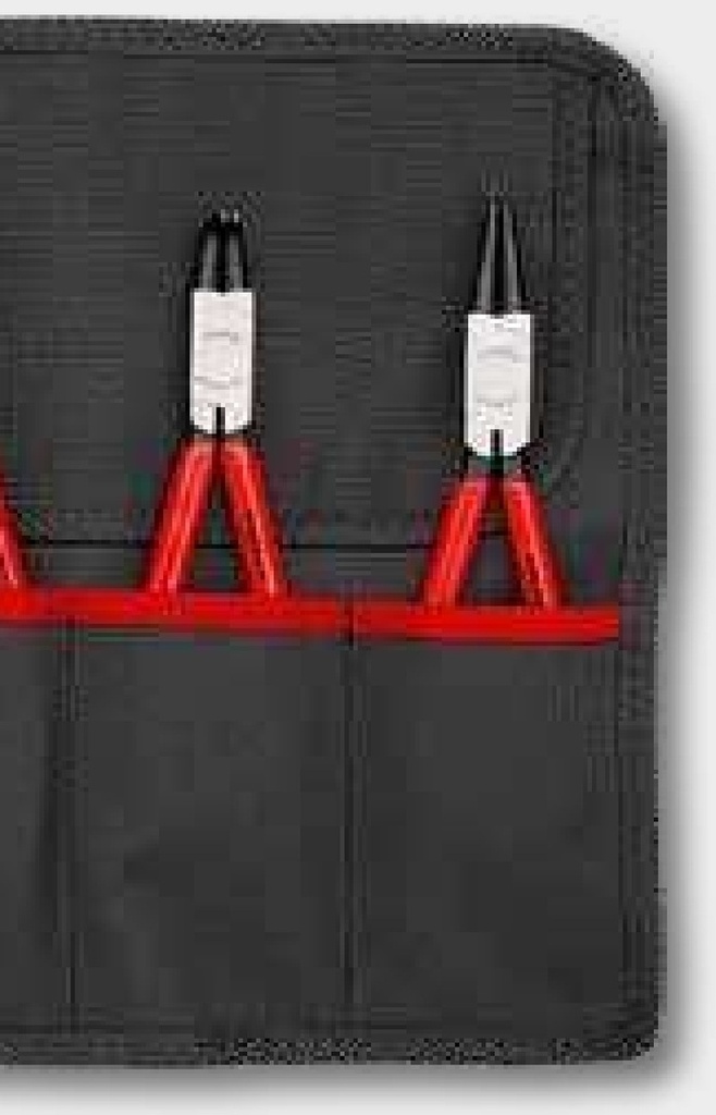 KNIPEX Set clești inele de siguranță - Clește siguranță drept și în unghi de 90° pentru arbori Ø 19 - 60 mm, 1 buc./tip