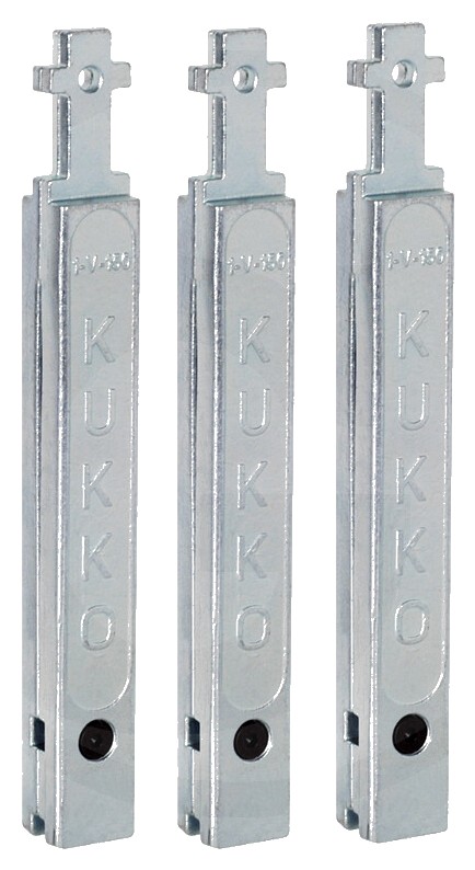 Kukko 3 extensii de cârlig de tracțiune (set) 187 mm